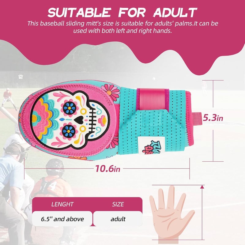 Big Crazy Sliding Mitt, Baseball Sliding Mitt for Youth Kid and Adult, Hand Protection for Left & Right Hands, Flexible Breathable Durable Sliding Mitts, Drippy Drip Accessory - Image 5